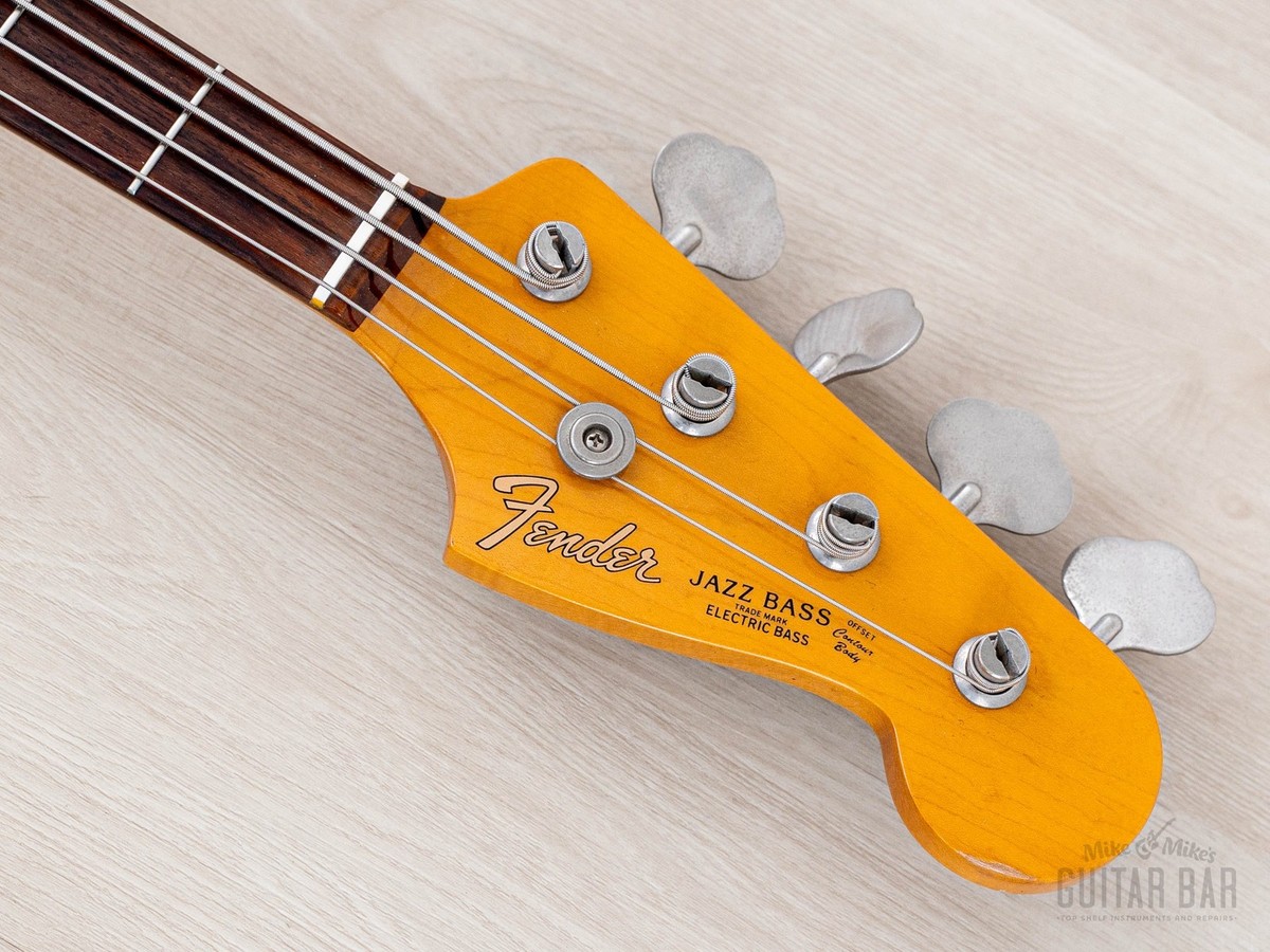 2002 Fender Jazz Bass '62 Vintage Reissue JB62-58 Olympic White
