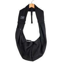 DESIGN BY THEN CAT SERIES PET SLING CARRIER BLACK CROSSBODY WITH PHONE POCKET