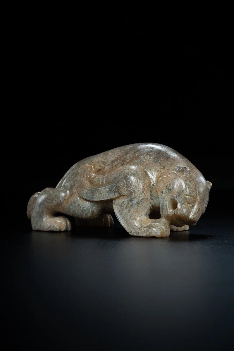 Tiger 玉中国风雕像、雕像| eBay