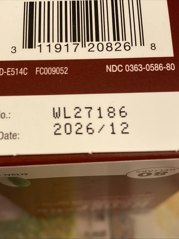 Walgreens Extra Strength alívio da dor de cabeça 80 geltabs compare com Excedrin ~ 12/2026 - Imagem 2 de 4