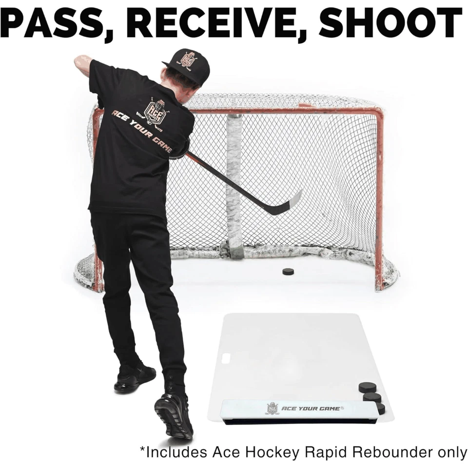 Rapid Rebounder 24 inch Double Sided Hockey Passer Puck Rebounder Passing - Image 3 of 4