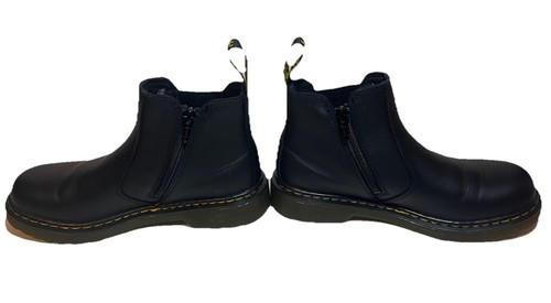 Dr Martens Black Leather Chelsea Ankle Boots 2976J Size US 4 softy distress zip - Bild 3 von 6