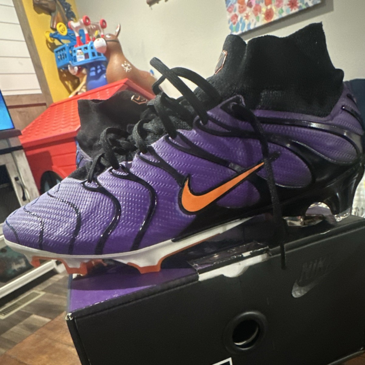 NIKE AIR ZOOM Mercurial サッカースパイク パープル Nike Zoom Mercurial Superfly 9 Elite Air Max FG Voltage Purple