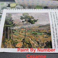 Paint by Number Kit on Canvas Cezanne Mont Sainte-Victoire and the Viaduct 16x20
