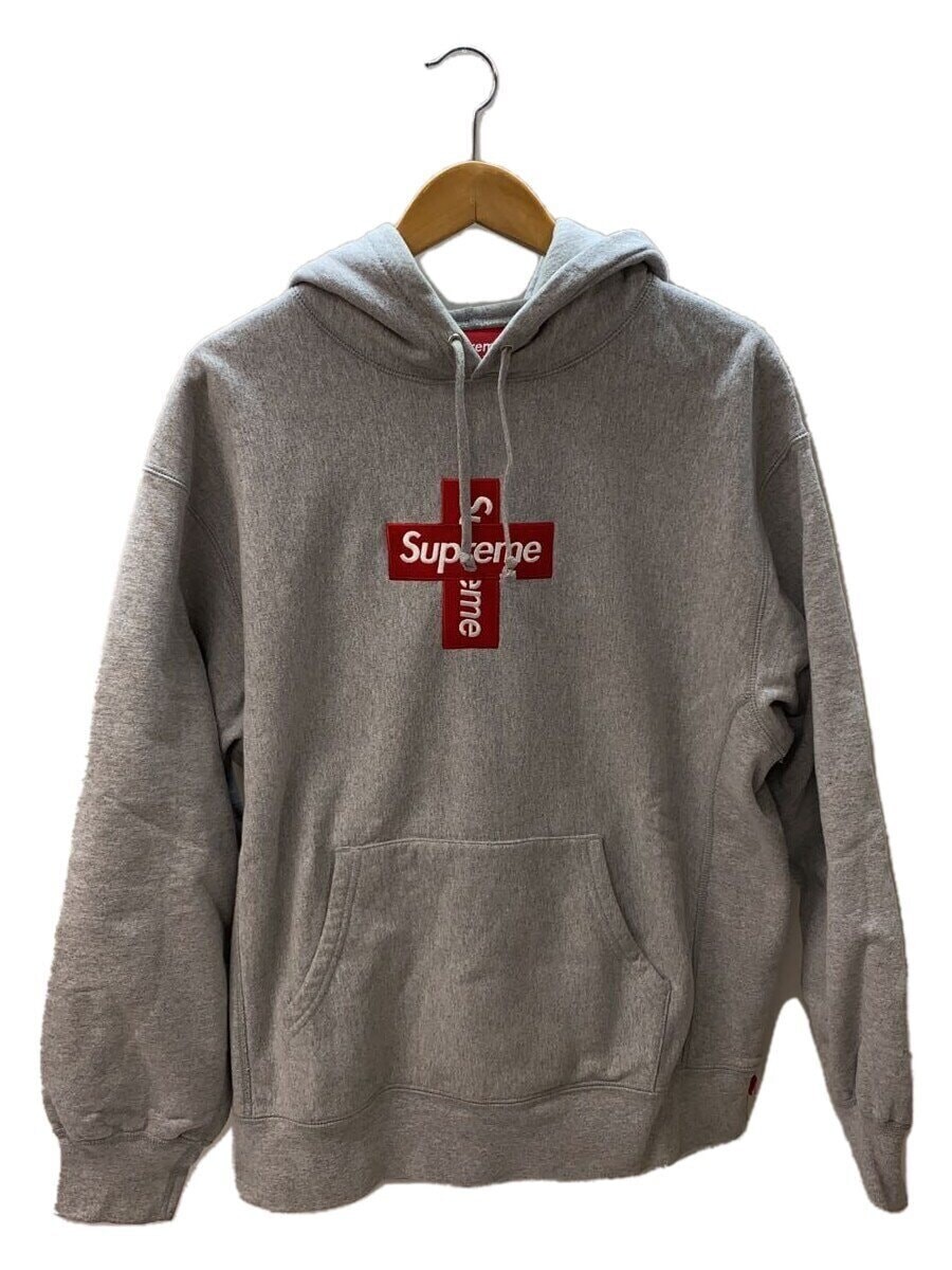 ★ Supreme ★Cross Box Logo Hooded GREY Supreme CROSS BOX LOGO Hoodie gray L Used | eBay