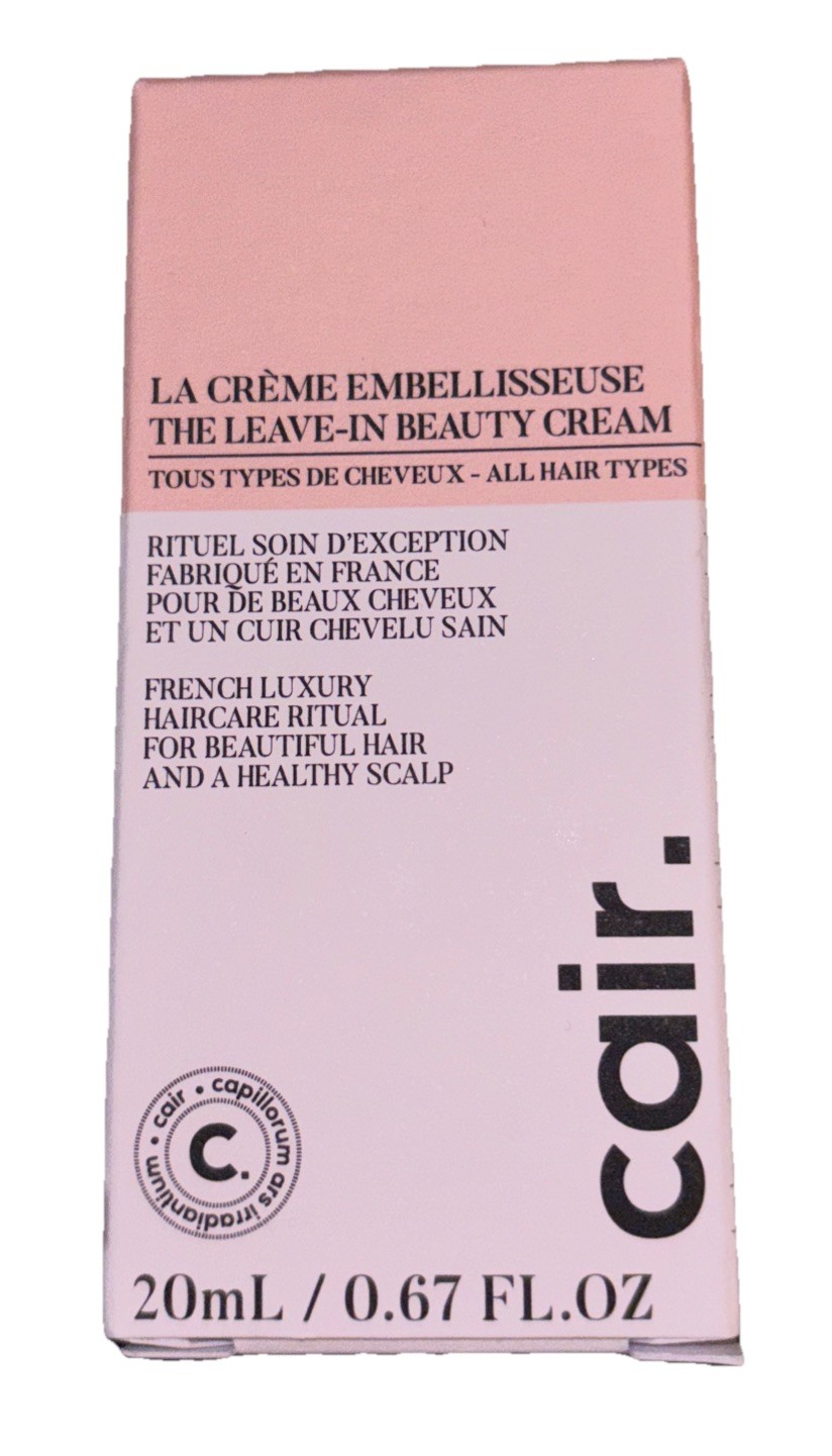 Cair. The Leave In Beauty Cream For All Hair Types 20ml New Uk Seller Free pp