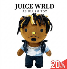 Hello Kitty As JUICE WRLD singer Plush Doll Stuffed Figure Singer Soft Toy 25cm