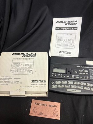 Zoom RT-223 Tested RhythmTrak Drum Machine Rhythm Programmer with Box