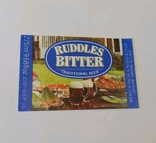 Ruddles - Ruddles  Bitter  - 275 ml - 9.68 Fl oz -  Vintage Beer Label