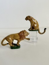 Vintage 1948 Wend-Al Toys Lion  Lioness from Circus Series Excellent Cond RARE 