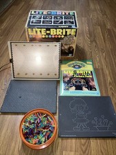 Vtg 1978 Hasbro #5455 Lite-Brite With Pegs 88 New  Sheets Includes Cabbage patch