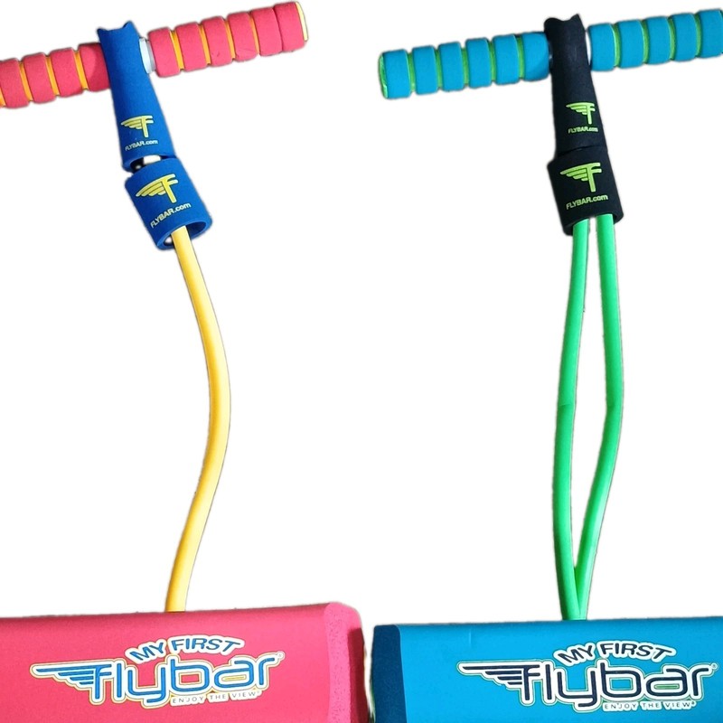 Flybar Foam Pogo Jumper Set Red Blue Kids Outdoor Toy for Ages 4-7