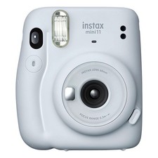 Fujifilm Instax Mini 11 Fuji Instant Film Camera Ice White W/ batteries  strap