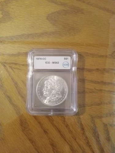 1878 CC BU Gem Morgan Silver Dollar ICG MS62 Nice Eye Appeal