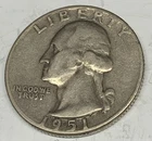 # C2786       WASHINGTON   QUARTER   COIN,    1951-D