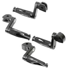 40mm Riser Black MFP Front Rear Footpegs For CBR1000F 90 91 92 93 94 95 96 97