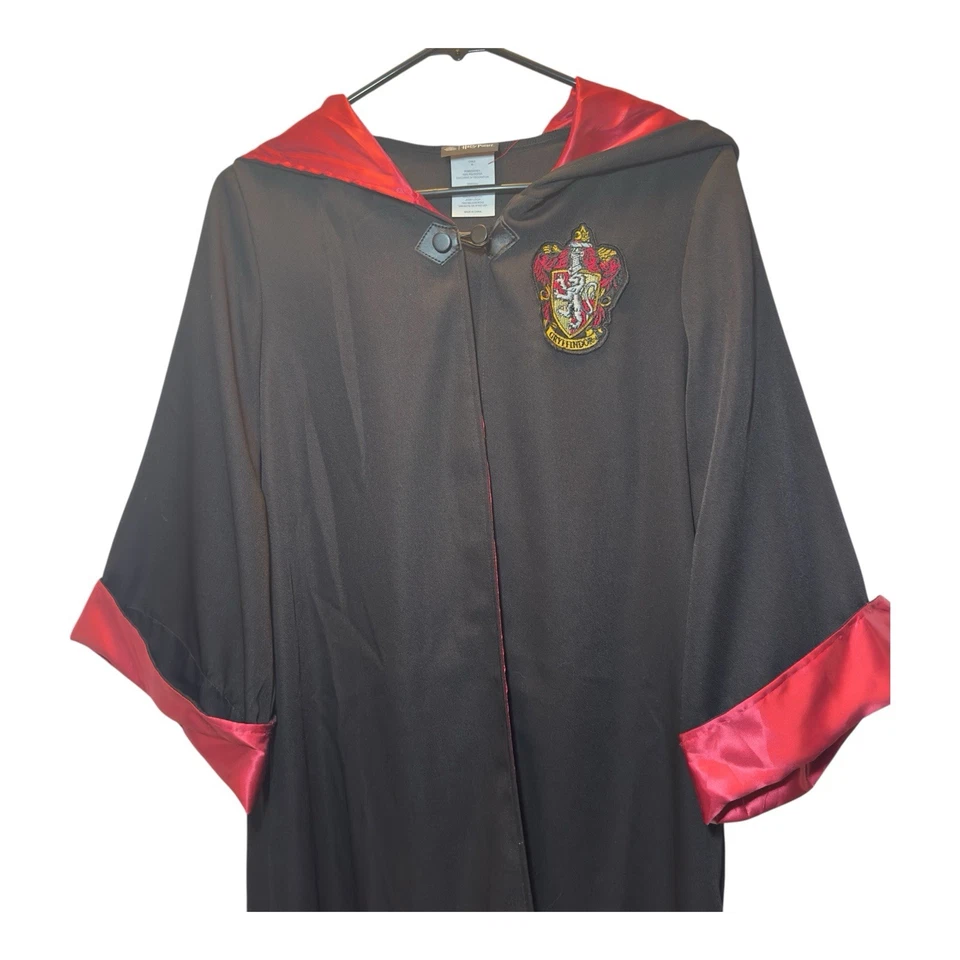 The Wizarding World Harry Potter GryffindorCape Black Robe Hooded Deluxe Child M - Image 2 of 4