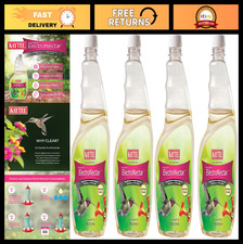 Hummingbird ElectroNectar Wild Bird Food Concentrate, 16 oz Makes 128 oz, 4 Pack