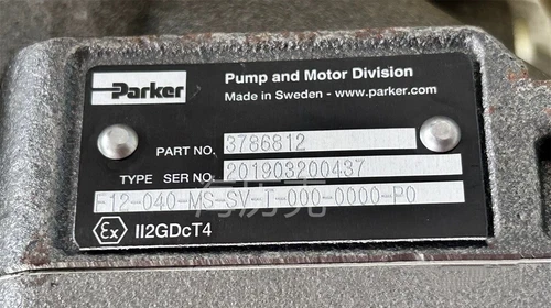 1PC Brand New Parker 3786812 F12-040-MS-SV-T-000-0000-P0 Hydraulic Motor