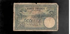 Belgian Congo, 1948, 20 Francs, P-15F, VG!