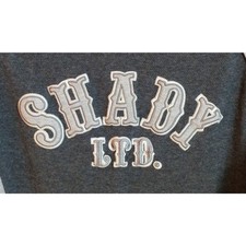 Vintage Eminem Shady LTD. 3/4 Sleeve Shirt. Men's Large. Gray and White.