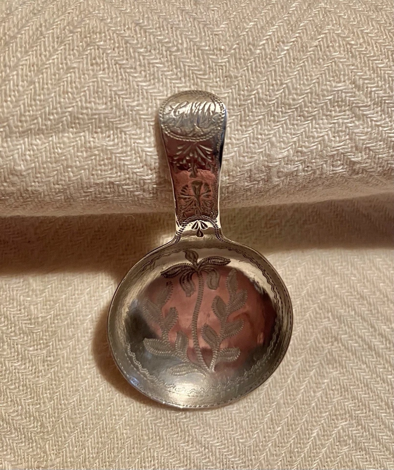 Georgian Silver Caddy Spoon—Joseph Willmore, 1810-11, Birmington - Image 4 of 4