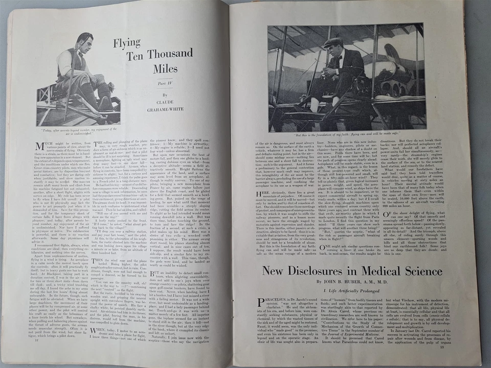 Harpers Weekly - October 25, 1913 McSorley's Pub, Aviation Feature - Image 3 of 4