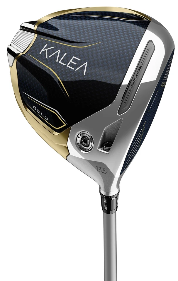 Left Hand Women TaylorMade Kalea Gold Cart Blue/White Complete Set Graphite New - Image 2 of 4