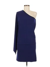Moda International Women Blue Cocktail Dress M