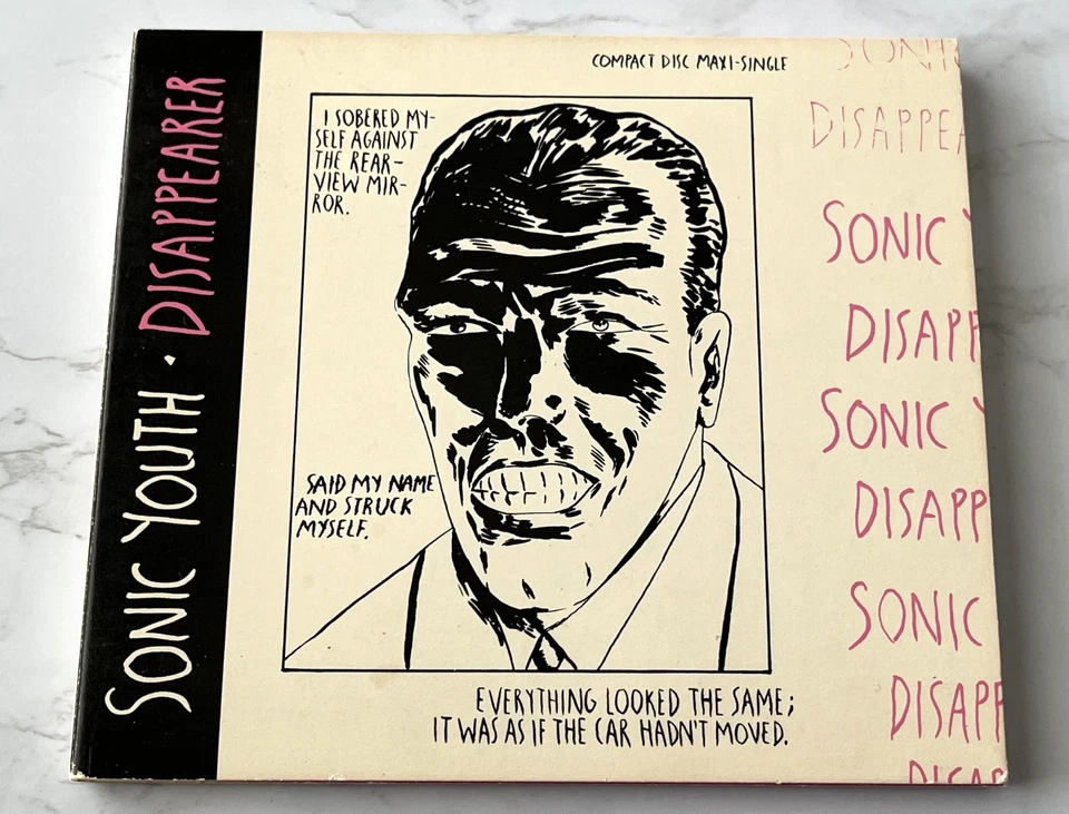 Sonic Youth Disappearer CD Maxi Single Digipak 1990 DGC 9 21623-2 RARE! OOP! - Image 4 of 4