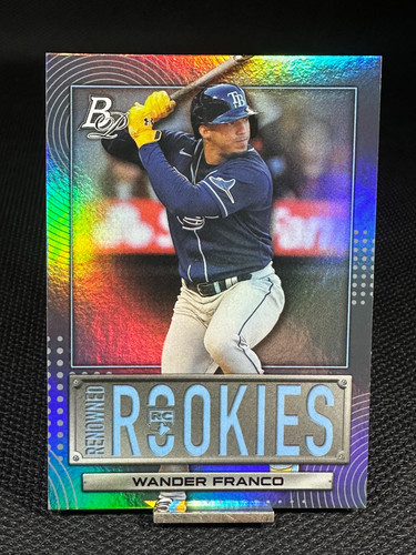Wander Franco #RR-2 2022 Bowman Platinum Renowned Rookies card
