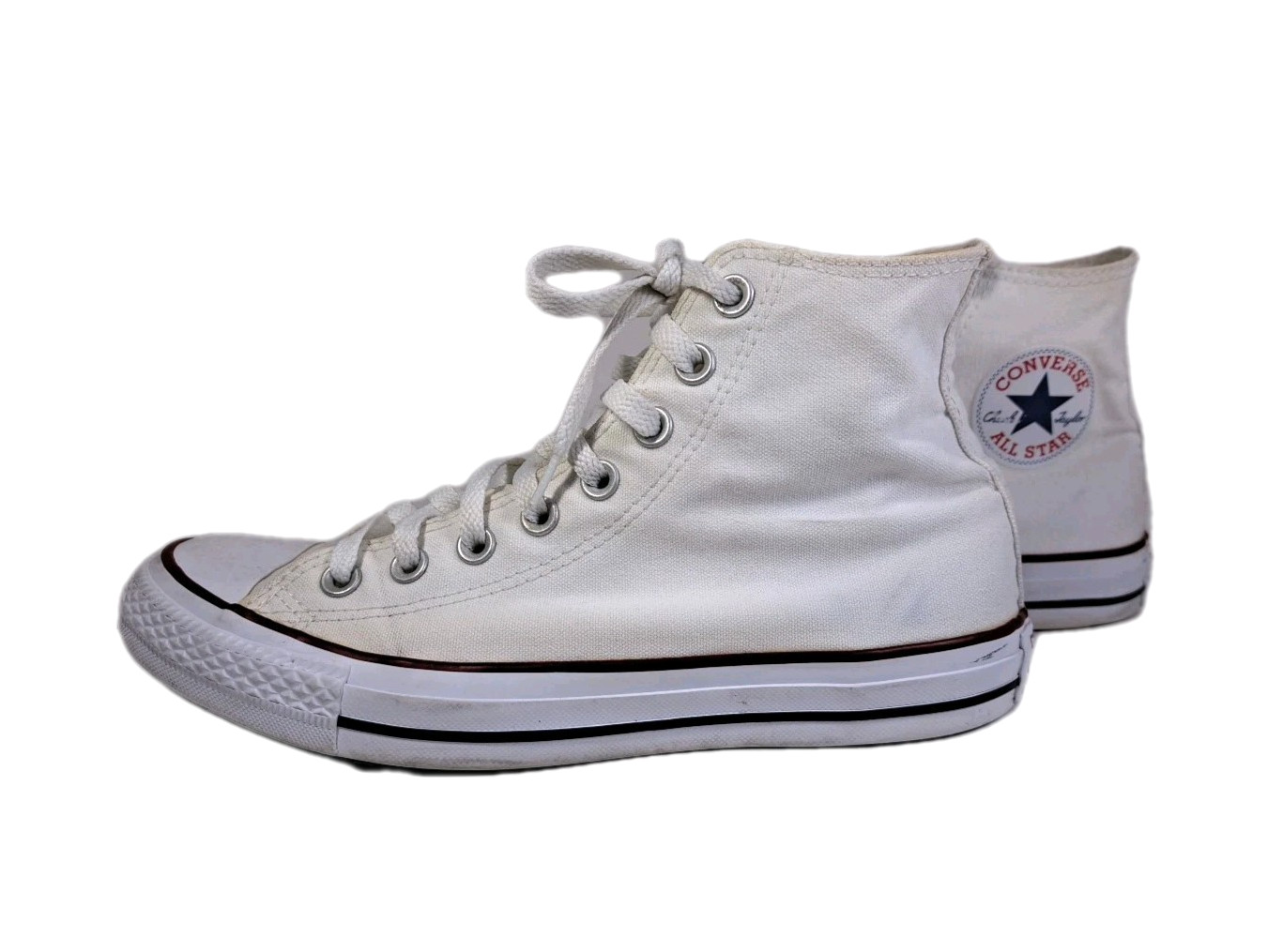 Women's converse chuck taylor All Star White Size 9 High Top Canvas Lace Up thumbnail 5