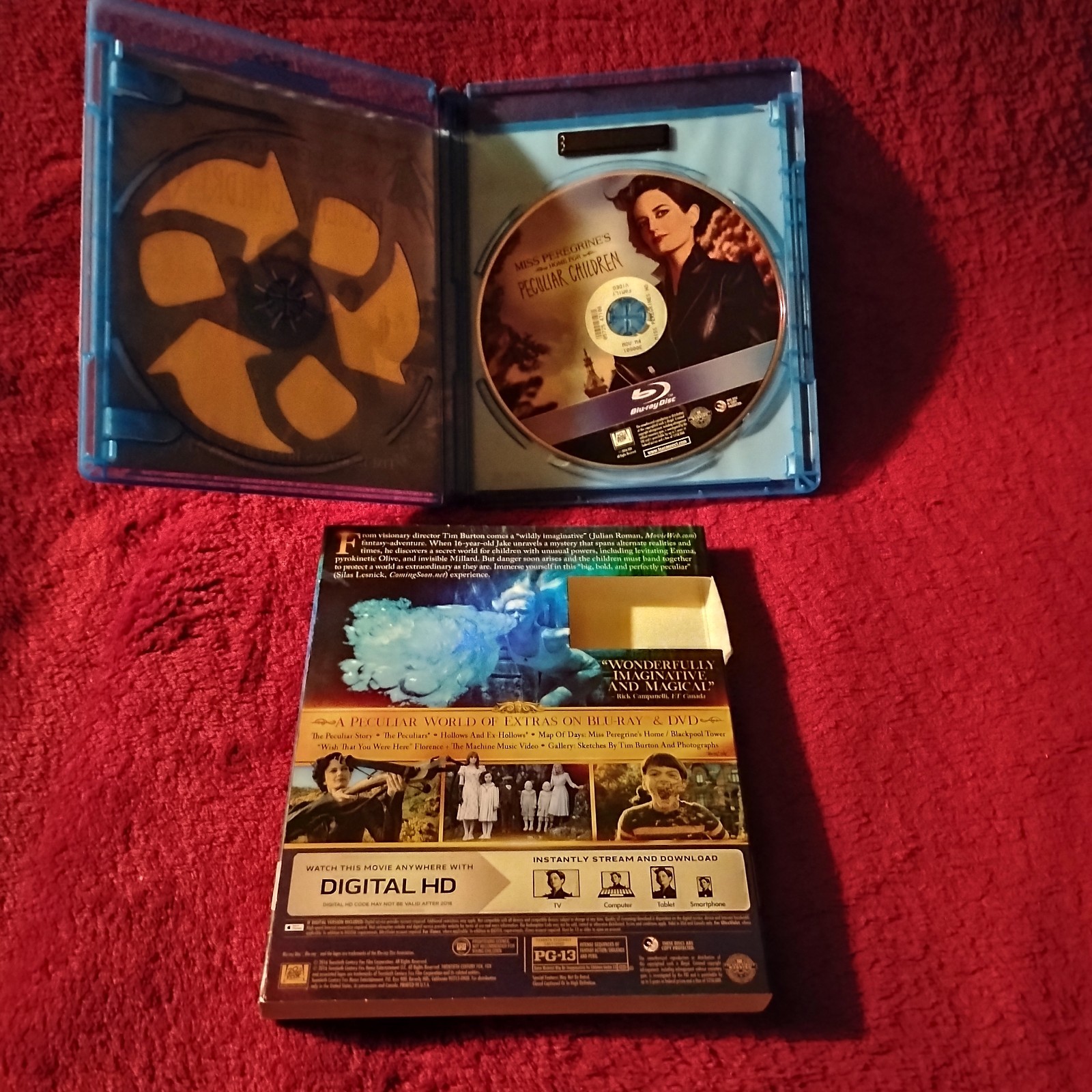 Miss Peregrine's Home For Peculiar Children Blu-ray 