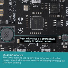 PCI-E To USB 3.0 2-Ports PCI Internal USB 3.0 19Pin Connector K5L3