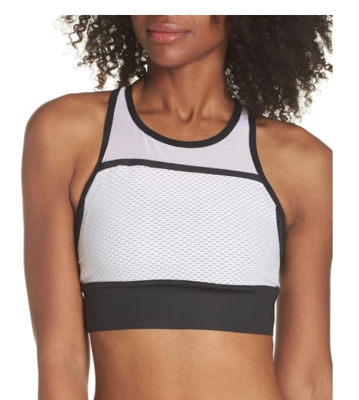 New Balance Determination Sports Bra Black/White Size Small 48026