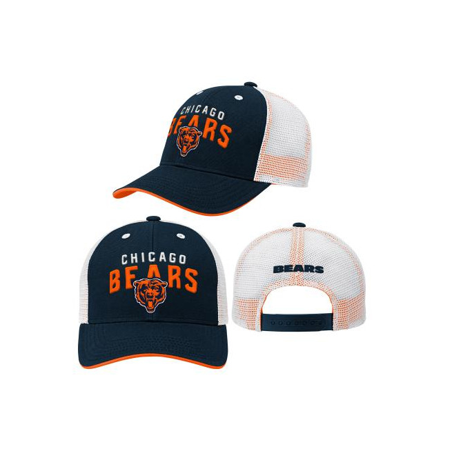 Youth Chicago Bears Outerstuff Navy Core Lockup Snapback Tru