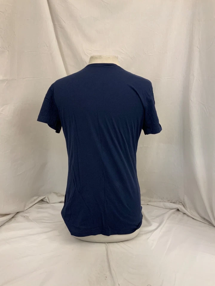 Camiseta Denver Broncos L Azul 100% Algodón Manga Corta Crew Nueva Sin Etiquetas YGI P2-327 Foto 4 de 4