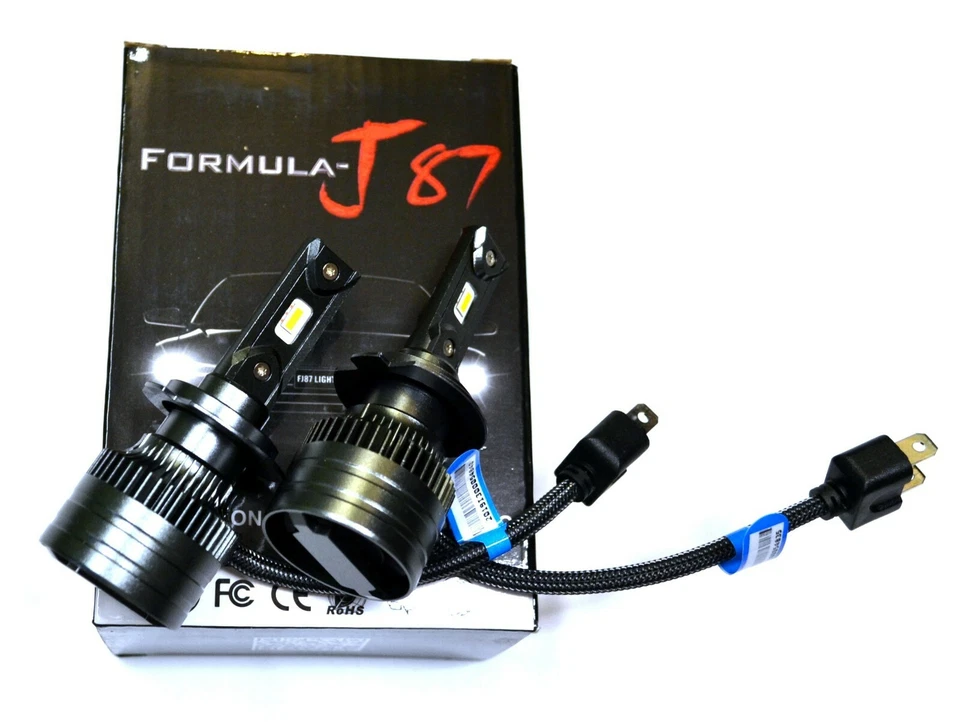 LED Kit G8 100W H7 4300K Stock Two Bulbs Head Light Low Beam Replacement Lamp - Image 2 of 4