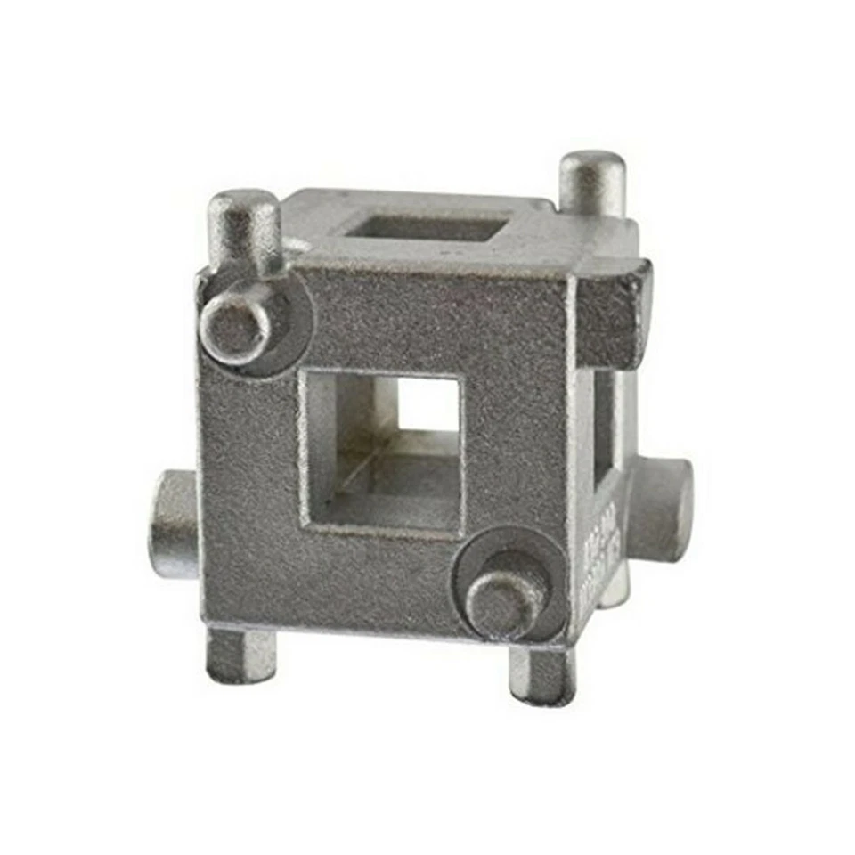 Herramienta de accionamiento de rebobinado de pinza cuadrada de 3/8 pulgadas adaptador de cubo trasero para frenos de disco Foto 3 de 4