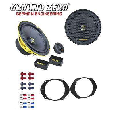 Ground Zero Auto SPL Lautsprecher System 16,5cm für Ford Fiesta V (MK6)