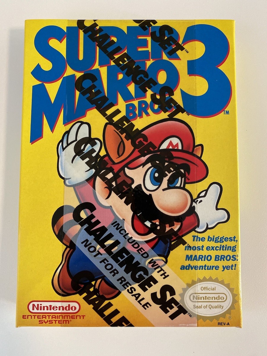 Sealed Challenge Set Super Mario Bros. 3 (Nintendo, 1990