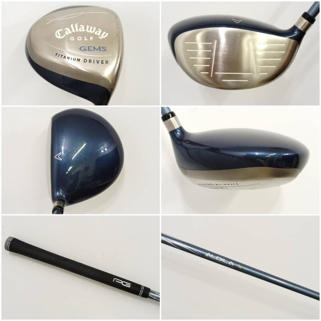 Ladies Callaway GEMS Club Set 1W 7W 5H 7i 9i Sw Ch PT 8pc RH Ladies Callaway GEMS Club Set 1W 7W 5H 7i 9i Sw Ch PT 8pc RH