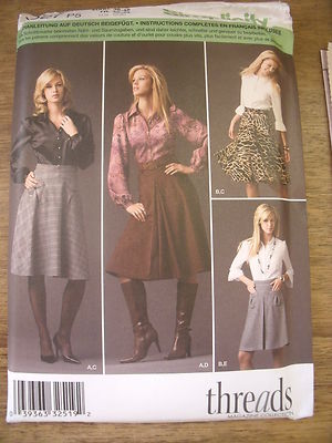 7227 MUSTER ''SIMPLICITY FALTENROCK / BASKISCH / KLASSISCHES MIEDER / POP 40 BIS 48   