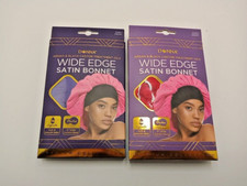 2X Donna Wide Edge Satin Bonnet Asst Colors