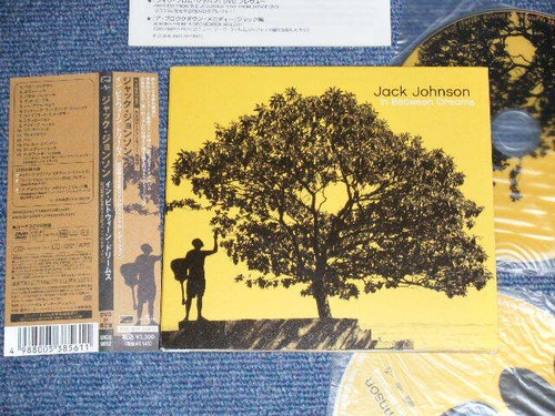 JACK JOHNSON Japan 2005 UICU-9012 NM CD+DVD with Obi IN BETWEEN DREAMS - Foto 1 di 9