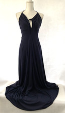 John Marks London Navy Strappy Prom Dress Size 10