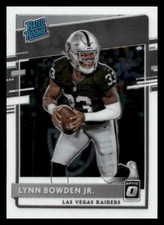2020 Donruss Optic #182 Lynn Bowden Jr. Rookie Las Vegas Raiders