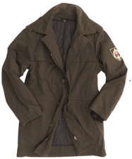 Czech army surplus dark olive green m98 lined parka coat