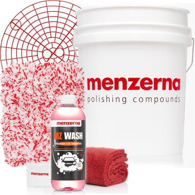 Auto Shampoo MZ Wash GritGuard Eimer 5Gal Einsatz menzerna Handschuh+Mikrofaser