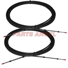 2x 16FT Universal 33C Throttle Control Cable for Yamaha Marine Boat Motor Lever